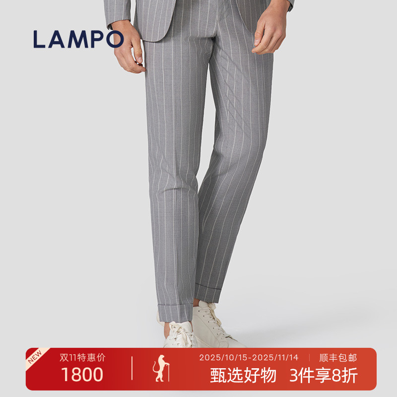 DRAGO常规腰，四袋裤，翻贴边