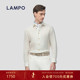 亚麻 LAMPO 蓝豹男士 长袖 衬衣全麻舒适透气休闲衬衫