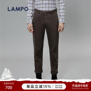 蓝豹男士 LAMPO 锥形裤 春秋款 直筒休闲裤 易打理长裤 进口棉弹