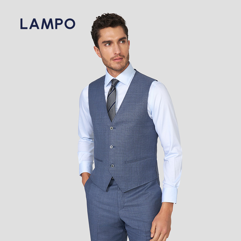 LAMPO商务马甲进口羊毛