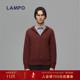 羊绒混纺开衫 外套 蓝豹男士 毛衣外套连帽款 男女同款 LAMPO