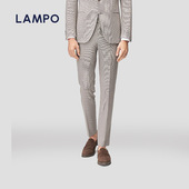 意式 西服裤 干爽 蓝豹男士 羊毛进口商务百搭正装 LAMPO 西裤 子