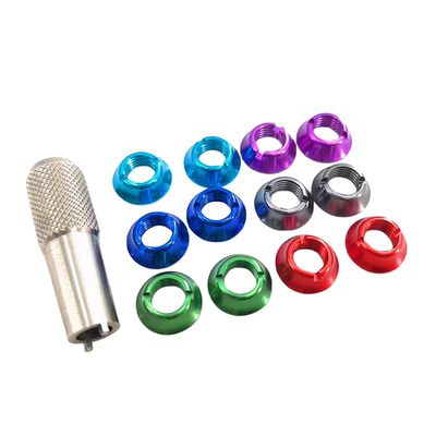 航模遥控器开关螺母金彩色模型