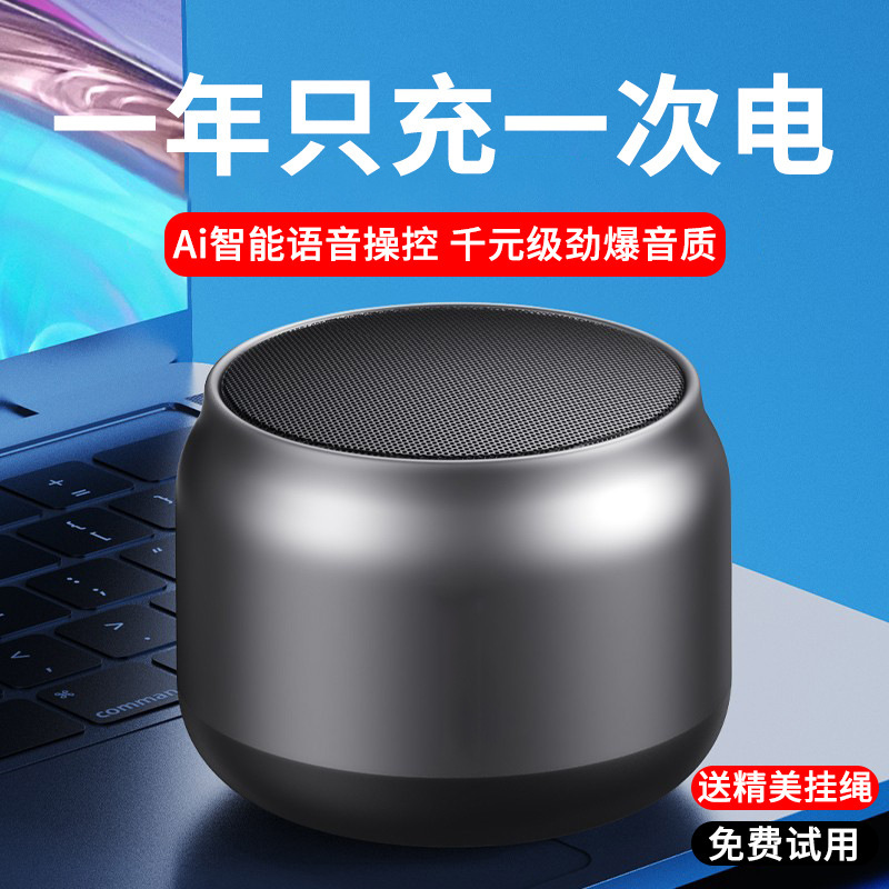 蓝牙音箱迷你小音响超重低音炮无线高音质家用便携式小型户外露营