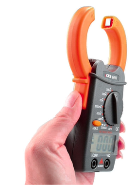 胜利仪器钳形万用表VC6017 袖珍钳形表数字电流表 0.01A-500A