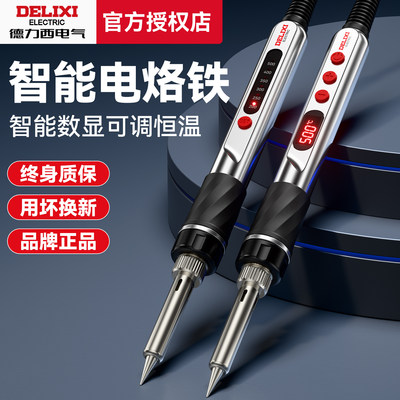 德力西电烙铁专业级焊锡枪焊接神器带开关家用小型电洛铁维修套装