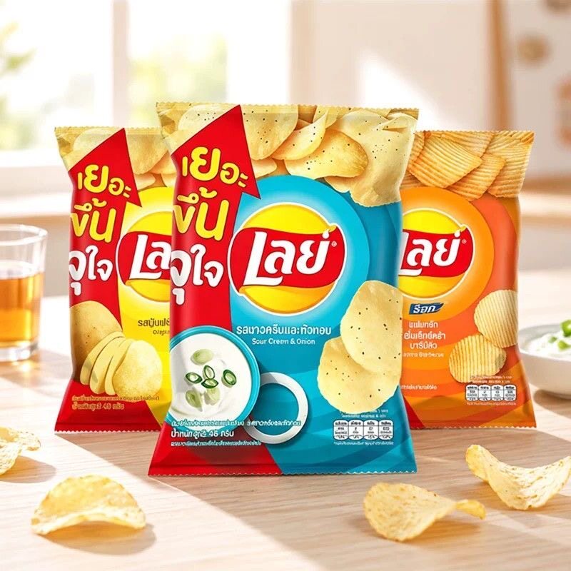乐事泰国进口薯片48g多口味