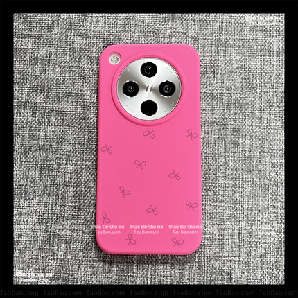 新款耐脏液态硅胶Reno14/13适用OPPO FIND X8S+手机壳X7Ultra火龙果玫红色X6简约10蝴蝶结9PRO网红12女款K11