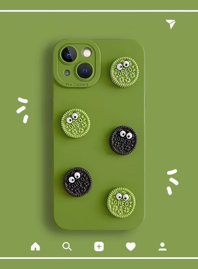 立体饼干K90适用TURBO4红米K80小米17/15/14手机壳K60/k70至尊版note13创意12pro+硅胶女K60/k70全包civi3/5