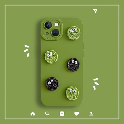 立体饼干K90适用TURBO4红米K80小米17/15/14手机壳K60/k70至尊版note13创意12pro+硅胶女K60/k70全包civi3/5