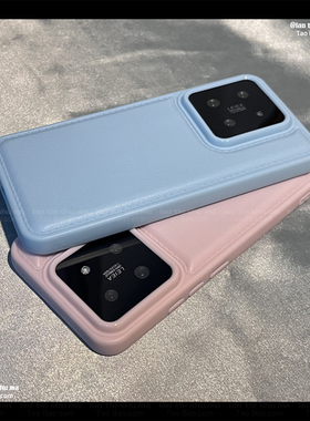 奶蓝色马卡龙防摔气垫壳X300 PRO适用VIVO X200S手机壳S50PRO MINI/X90/S20/S19简约V30皮纹x100磨砂S18/S16