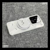 Reno15 x8S 内置磁吸白色猫咪壳Find 13手机壳7 X8Ultra适用OPPO 12硅胶9 支架10PRO 3大孔7女8 6简约1