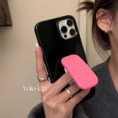 X300 Y500新款 X200S手机壳X80 ins时髦推拉支架S50适用VIVO S17 x60 X90pro女X100玫红T1x简约黑V30软S16 V29