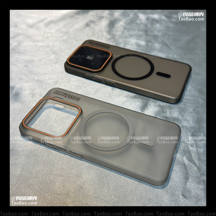 骑士半透灰黑色内置磁吸适用Realme真我GT8PRO/NEO7手机壳GT7PRO新款15PRO磨砂GTNEO7SE硬壳个性高级感耐脏套