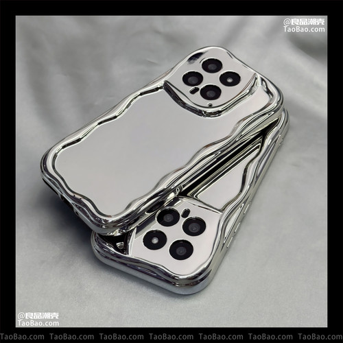 高级感电镀银色镜面适用OnePlus一加ACE5/13/12手机壳1+ACE2V简约ACE2全包Pro硅胶3至尊版波浪光面软壳新款