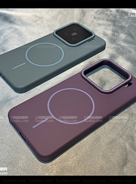 轻奢紫色细线内置磁吸适用一加13/ACE5手机壳ACE3纯色9R/2新款肤感1+12简约创意5PRO大孔PC硬壳OnePlus湖蓝8t