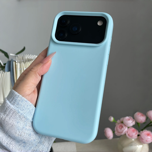 小众冰青蓝抗氧化真液态硅胶适用Realme真我GT7PRO手机壳Neo7/GT6简约纯色neo5se软糯GTNEO7高级感GT5PRO磨砂