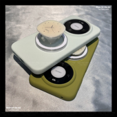 液态硅胶小众设计时钟磁吸支架适用OPPO X6高级感X9PRO软糯创意防摔全包 X8Ultra手机壳FindX7新款 FIND X8S