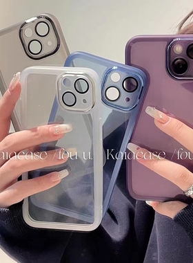 适用IQOO 13/neo11/10PRO手机壳iqoo15/neo6/5s自带镜头膜Z3/9透明软超薄Z10X纯色neo7se软壳12简约TURBO硅胶