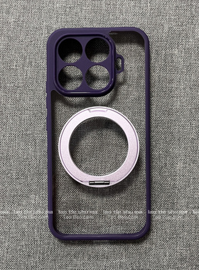 暗深紫色360°旋转磁吸指环支架FindX9适用OPPO Reno15c/14/13PRO/12F手机壳K12s/K13TURBO全包A3防摔5/6/8/2