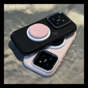 强磁圆形磁吸支架Find X8适用OPPO Reno15/14/9手机壳K12/7简约11纯色5硅胶8/6/10高级感A1X软A2大孔A93s/58