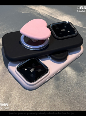 高级ins小众磁吸爱心支架适用IQOO15/Z9手机壳iqoo NEO11/13/12创意11s新款neo7/Z5硅胶U3甜酷风6/8/10PRO软9