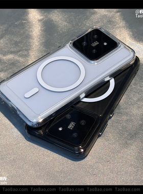 金属圈磁吸亚克力适用一加ACE3手机壳OnePlus 12硬壳1+9R新款ACE2透明9pro黑色11竞速版8T软边框高级防摔全包