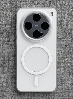 磨砂白全包镜头磁吸无线充电X300适用VIVO S50/X200Ultra手机壳S30PRO MINI超薄X100S防摔S20硬壳S19简约V40