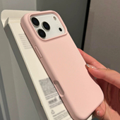 TURBO4软糯PRO 耐脏大孔亲肤Q弹感适用15小米17PRO MAX手机壳14液态硅胶Note13樱花粉K70红米k80至尊版 苹果16