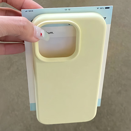 曼波浅黄色适用civi5/3小米17/K70手机壳15至尊版Note13/14PRO+不包镜头K60红米k50液态12硅胶k80软糯Turbo4