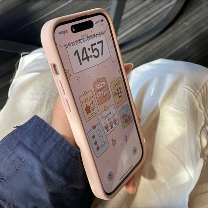 粉嫩少女心液态硅胶Reno15/14/13适用OPPO FIND X9/X8一加ACE5/3/X6手机壳X7ultra耐脏K11/10/9PRO+软糯12/2V