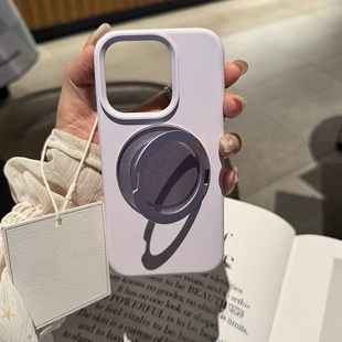 支点旋转支架磁吸适用小米15PRO手机壳14ultra液态硅胶15s加厚13耐脏pro高级感高档简约香芋紫色豆紫防摔小众