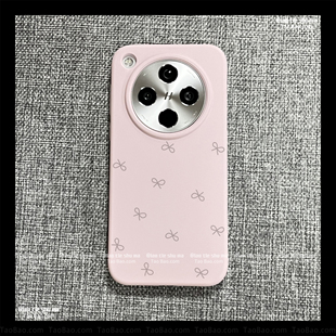 13T手机壳ACE6T蝴蝶结12莫兰迪粉色2PRO简约3V高级感11大孔8T ins韩风耐脏液态硅胶适用ACE5至尊版 一加15