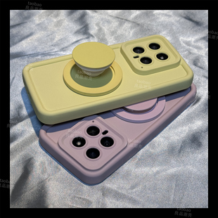 Z7X硅胶U3 7PRO软壳12 纯色简约奶黄色适用iQOOZ9turbo手机壳IQOO NEO9s磁吸支架Neo8全包Z3防摔6se高级感U5E