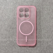 轻薄雾面浅粉肤感软壳磁吸充电Find 防摔女半透明 14手机壳13磨砂12pro全包X8S X9适用OPPO一加ACE6T Reno15