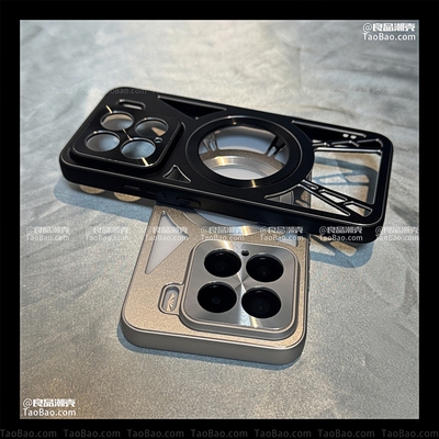 散热CD纹大镂空金属磁吸壳适用OnePlus一加ACE5PRO手机壳13T磨砂1+ACE3不沾指纹PRO炫酷机甲12防摔3PRO全包男