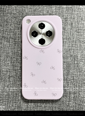 蝴蝶结软糯耐脏真液态硅胶适用Realme真我GT8PRO/7PRO竞速版手机壳NEO7莫兰迪紫色GT6防摔Neo5SE小众女高级感