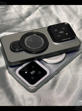 K80至尊版适用Civi4小米15/14/12T手机壳K70/K60红米TURBO3磁吸支架Note12大孔13PRO+金属11ultra男K50/k40S