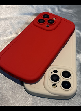 新年款大红色高级适用mate70华为P50手机壳NOVA14/13/12/9新款7/60/P30/10畅享20PRO/11圆角40E麦芒10纯色70