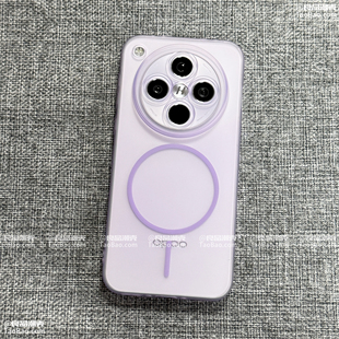 ins磨砂冰雾透紫色磁吸充电S30适用VIVO MINI手机壳X100S淡雅紫S19全包镜头S20雾面Ultra透明软FE女 X200 PRO