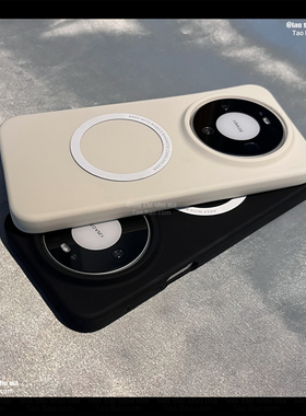 大孔耐脏液态硅胶金属磁吸圈适用WIN RT荣耀GTPRO手机壳Power软糯车载防摔简约纯色高级感小众黑白色保护套