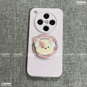适用OPPO 全包镜头淡雅浅紫色FIND X8S FINDX8Ultra手机壳X8PRO耐脏液态硅胶可爱磁吸支架充电防摔软糯简约女