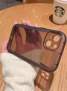 纯色透黑防摔K9s适用OPPO Reno10/A93s手机壳A11x简约FINDX3加厚A97/8pro+/4SE高级A1PRO/A72气囊56男女A58X