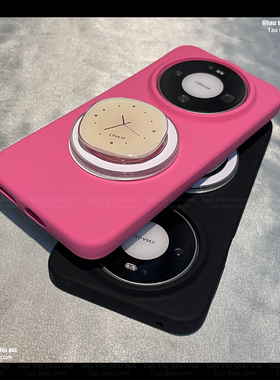 火龙果色液态硅胶时钟磁吸支架适用X9D荣耀X70手机壳Magic8/7/X60创意X50魔术4/5PRO新款6Lite软糯X9C甜酷女