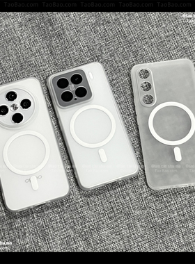精孔软壳内置磁吸适用魅族22/20手机壳meizu21note超薄21PRO全冰雾半透明白色全包镜头防摔充电高级感冷淡风