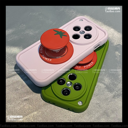 个性小众西红柿磁吸支架Find X9/X8s+适用OPPO Reno15/14/13手机壳K11/8pro创意6/X7Ultra/12防摔10/A1X全包5