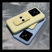 S23折叠支架22软糯s21 ins风简约卡通适用三星S25 NOTE20手机壳S24 耐脏fe液态硅胶Ultra情侣高级感防摔男女