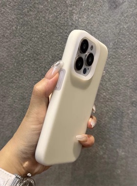 奶白色耐脏软糯果冻真液态硅胶S30适用VIVO X200FE/X200PRO MINI手机壳X100S全包S18防摔S17/S19/S20/V40/V29