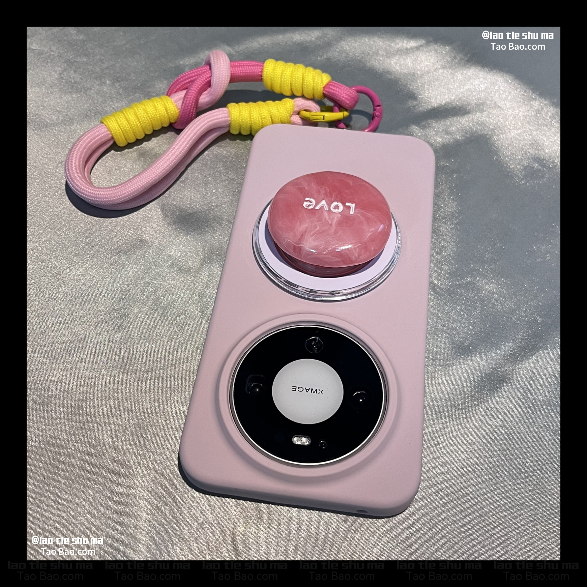 灰粉色耐脏液态硅胶带挂绳Reno15/14适用OPPO FIND X9/X8S手机壳X7Ultra一加13宝石磁吸支架ACE5女6T高级3pro