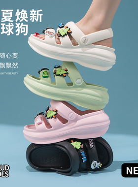 2026夏季新款女式凉鞋厚底韩版时尚外穿休闲沙滩凉鞋缓震女款Hig